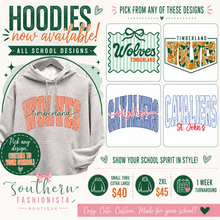 Load image into Gallery viewer, Timberland School Spirit Hoodies Striped Design